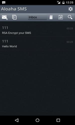 Secure SMS with RSA Encryption