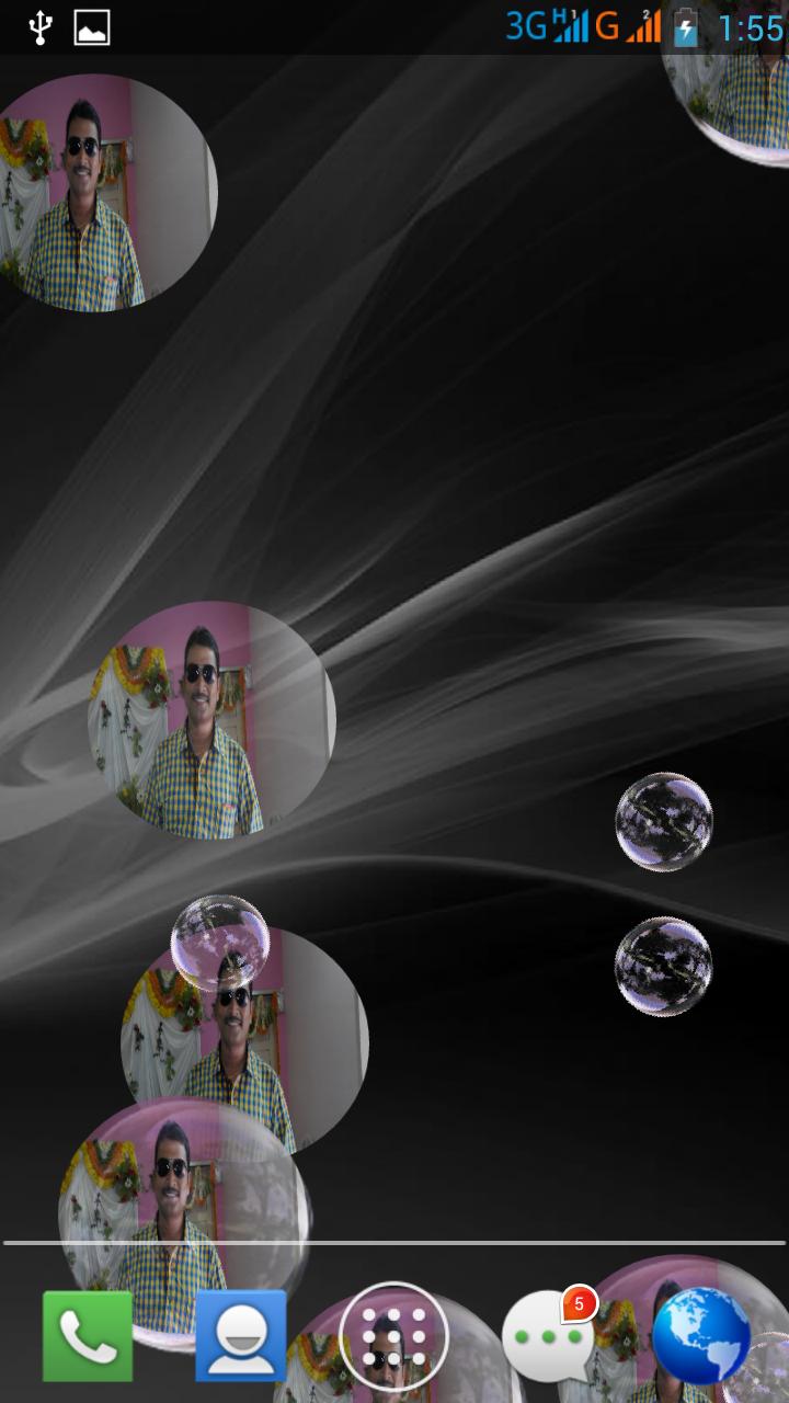 Photo Bubble Live Wallpaper