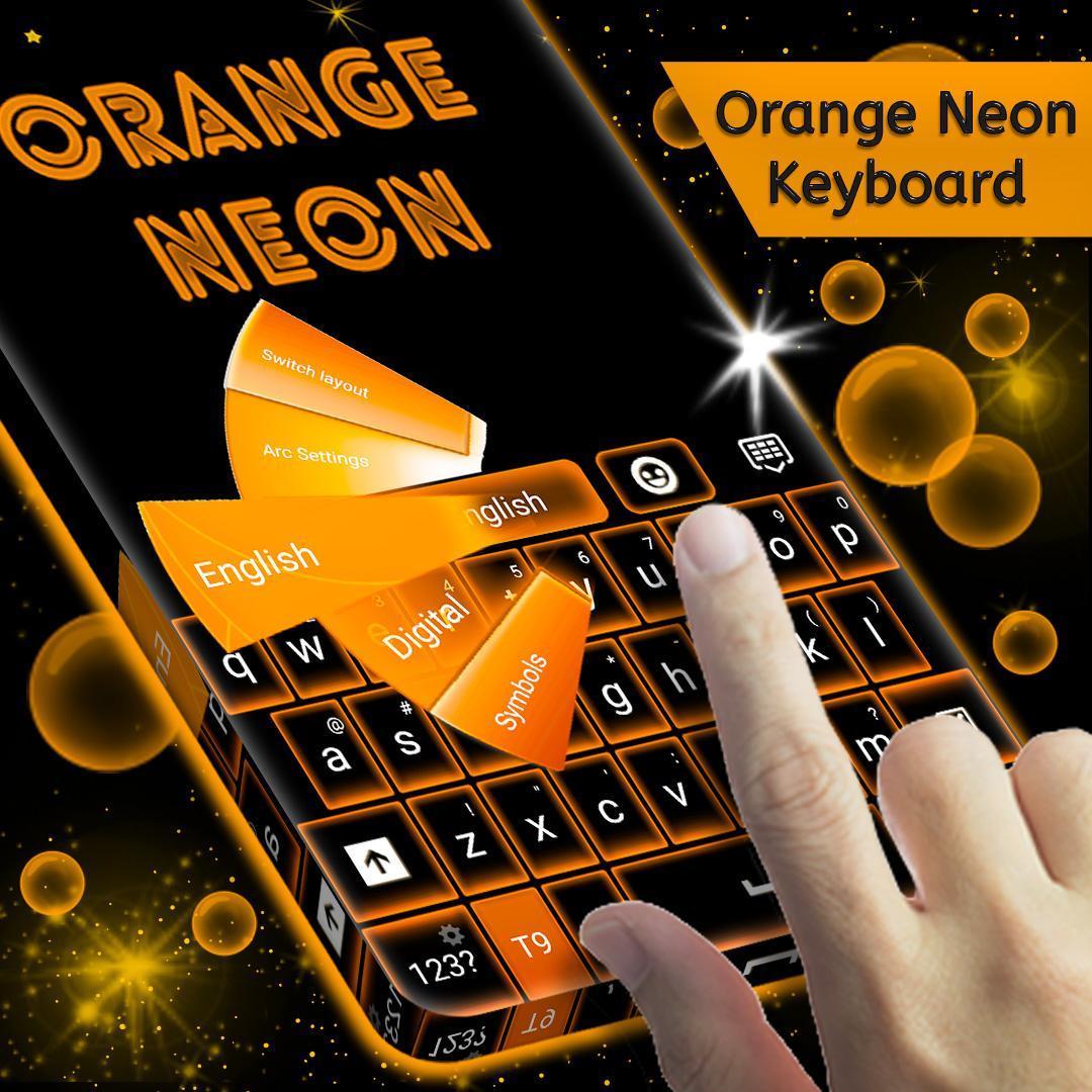 Orange Neon for Keyboard