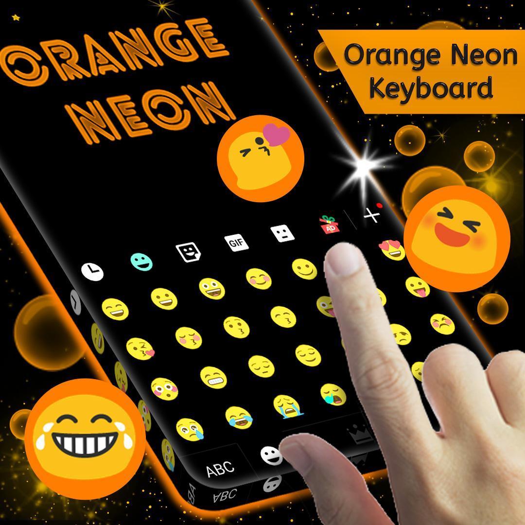 Orange Neon for Keyboard