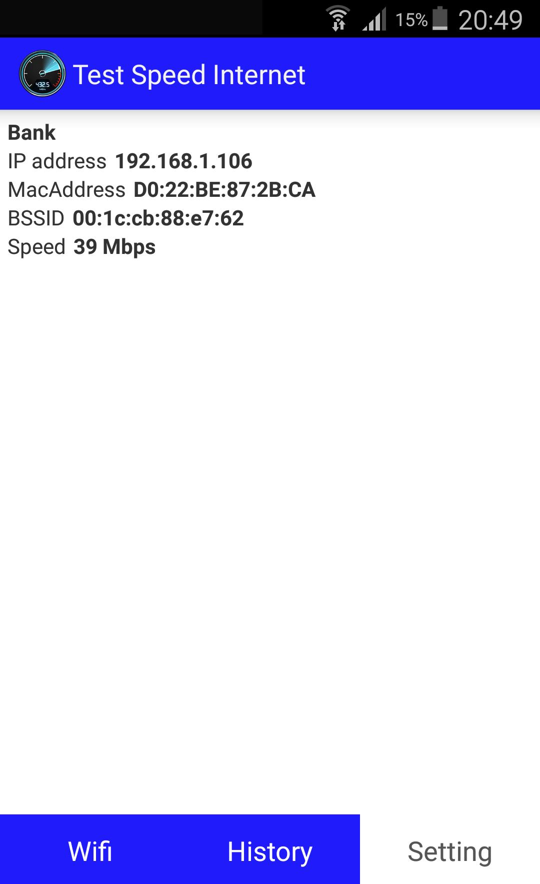 Test Speed Internet 3G,4G,Wifi