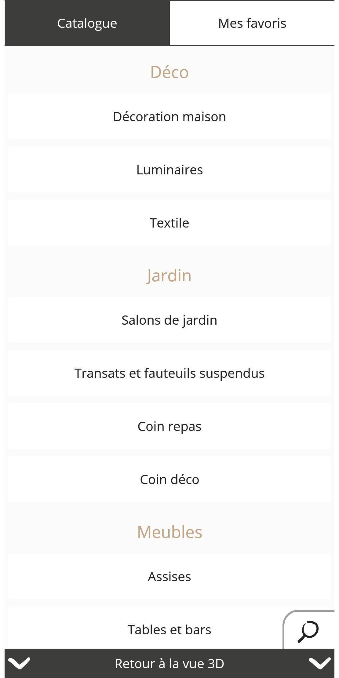 Maisons du Monde 3D at home