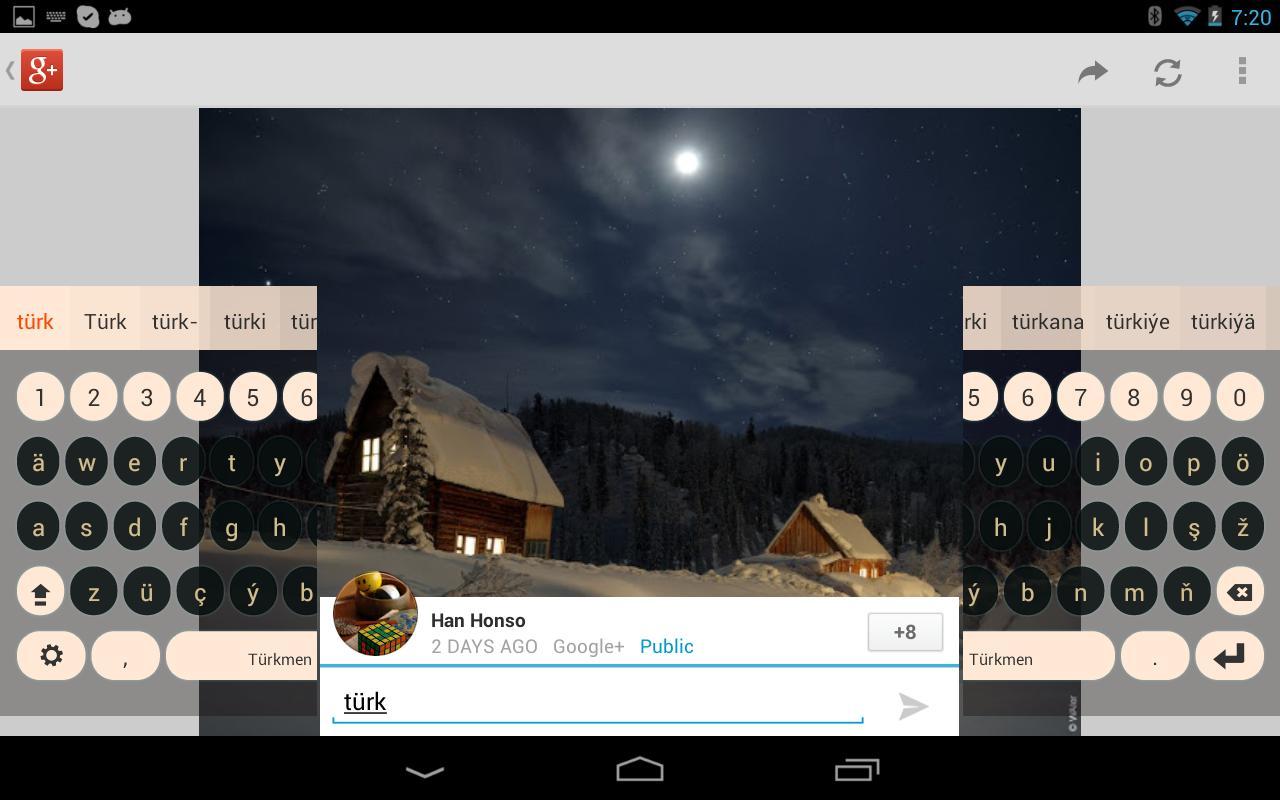 Turkmen Keyboard Plugin