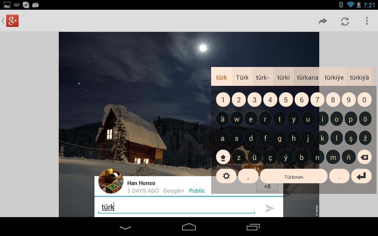 Turkmen Keyboard Plugin