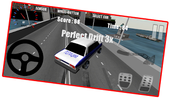 Russian Police Car Drift