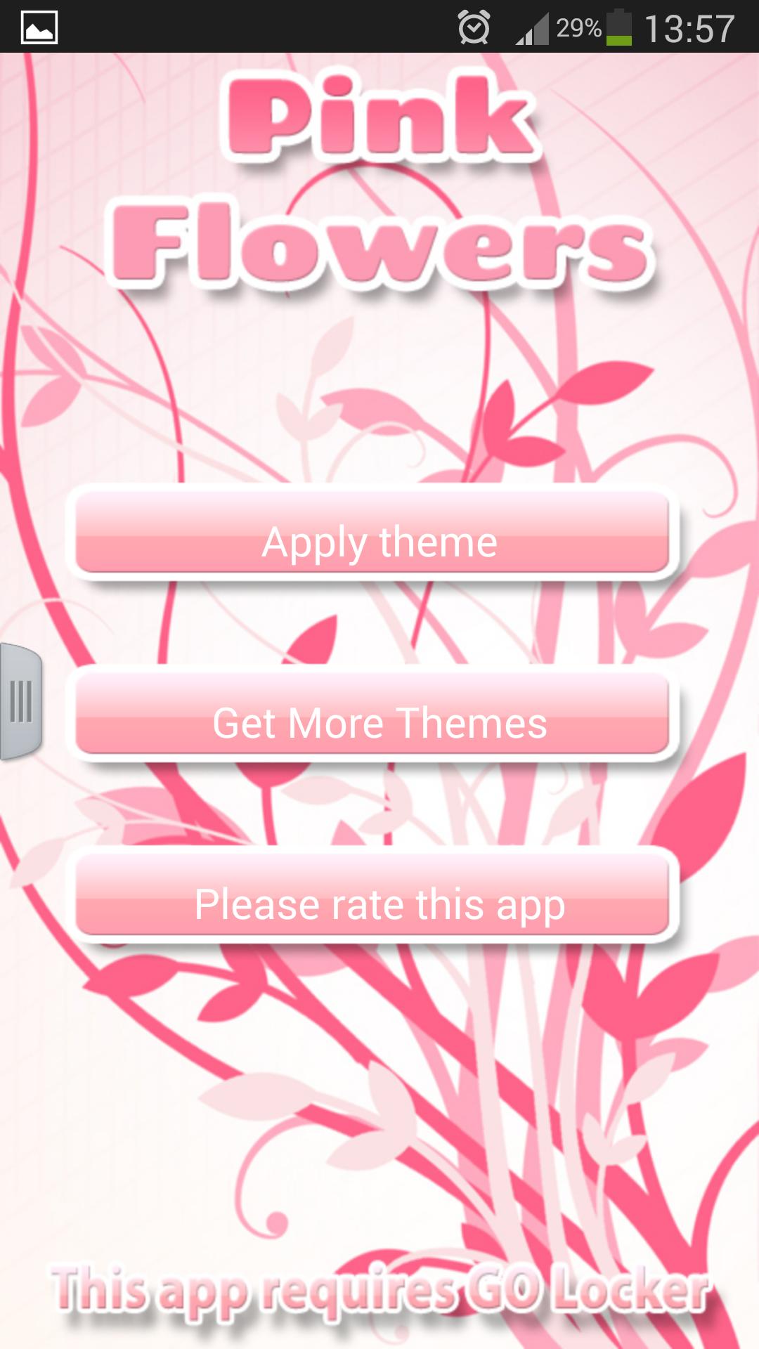 Pink Flowers GO Locker