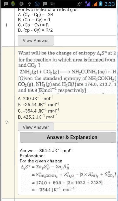 Chemistry Mock Test