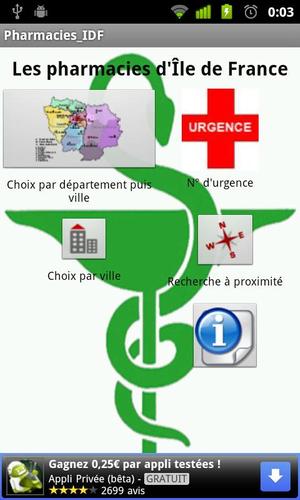 Pharmacies en Ile De France