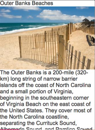 North Carolina Tourist Guide