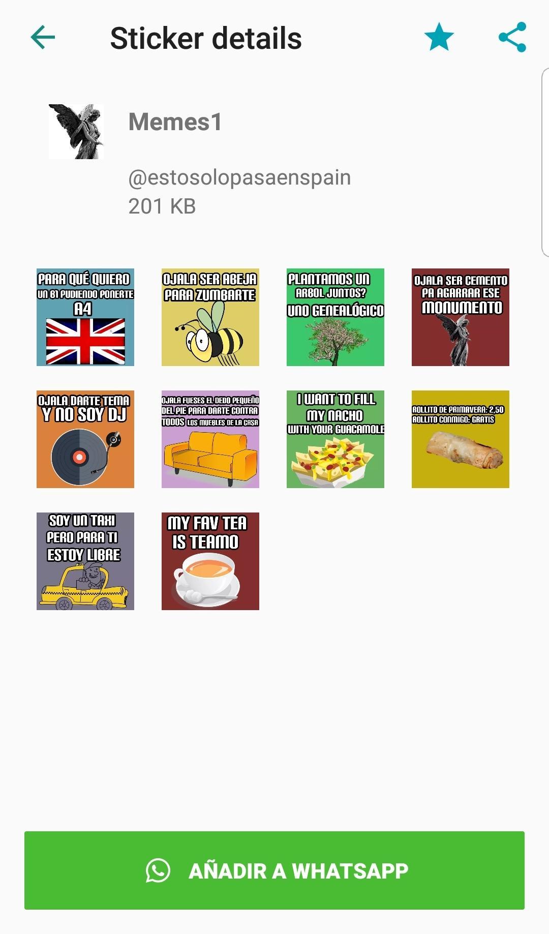 Stickers Memes de Amor