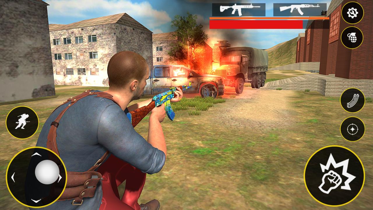Bullet Fire Battleground 3D: Gun Shooting Mission