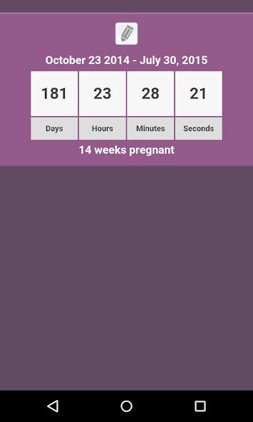 Pregnancy Countdown