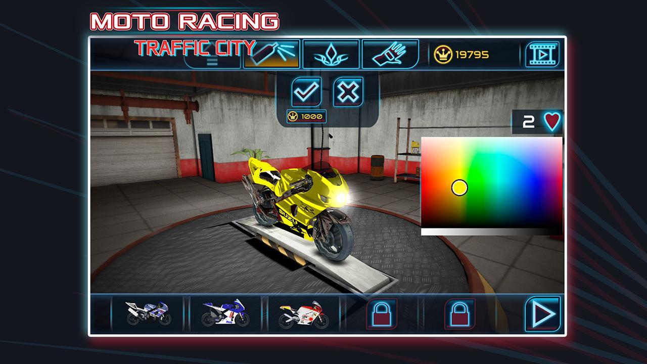 Moto Racing: Traffic City