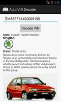 Auto VIN Decoder