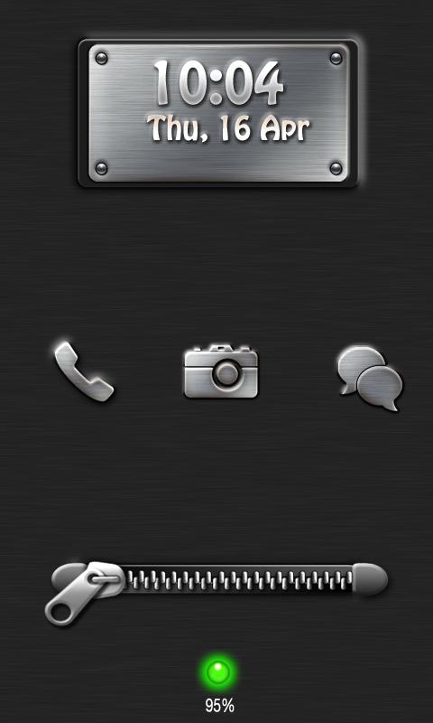 Zipper Slider Screen Lock