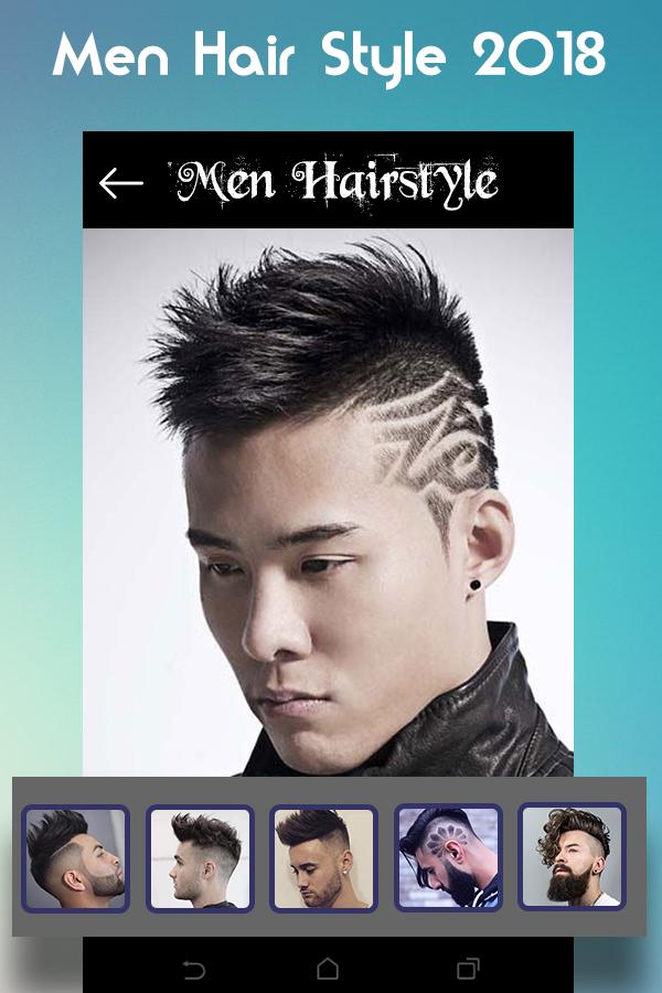 Men Hairstyle set my face 2019