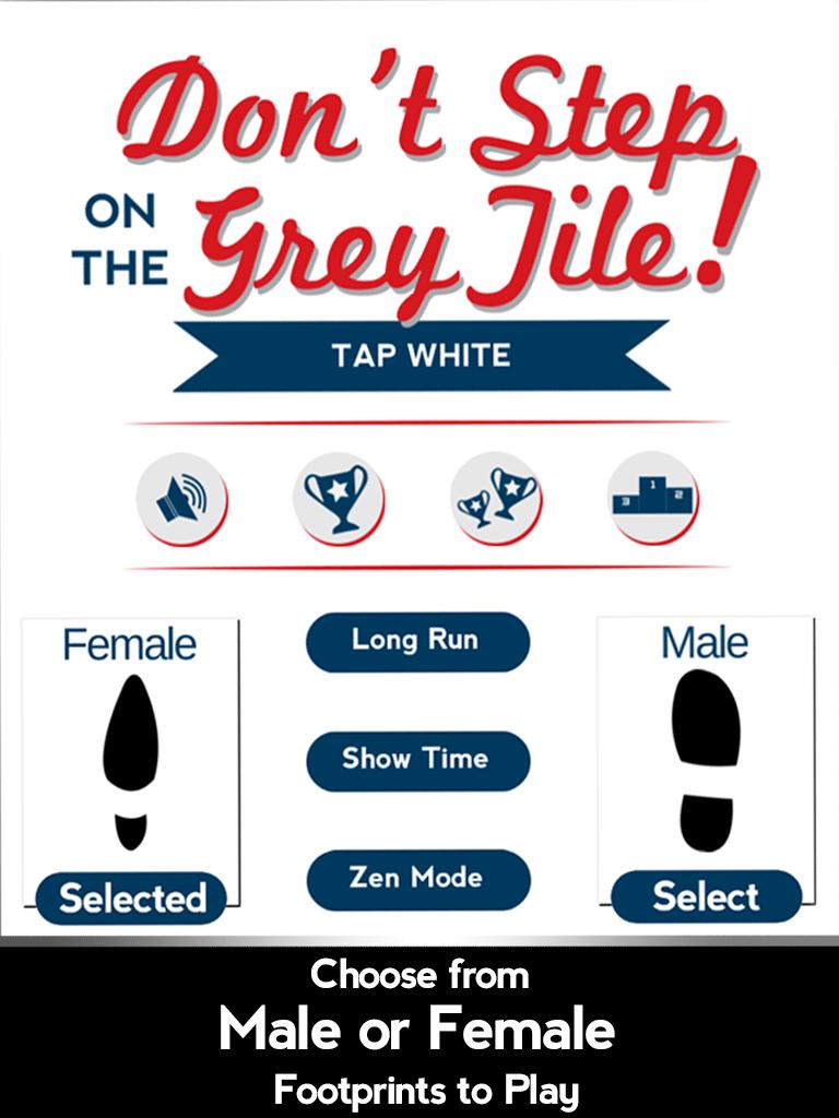 Don't Step on the Grey Tile !