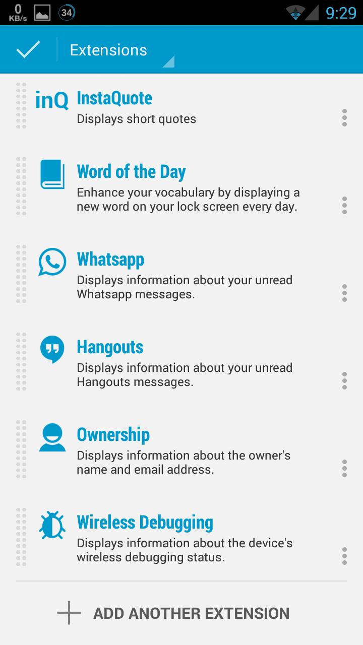 Dashclock ADB Extension