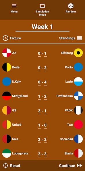 Europa Football Calculator 24