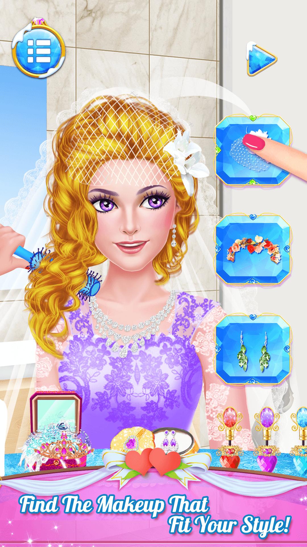 Snow Wedding Spa & Salon Game