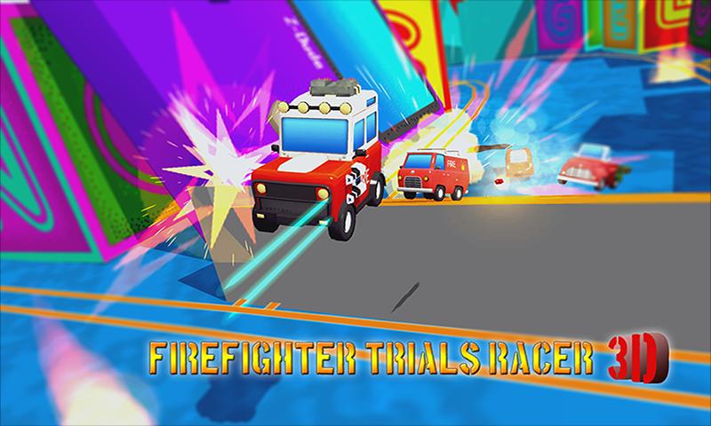Firefighter Trials Racer 3D
