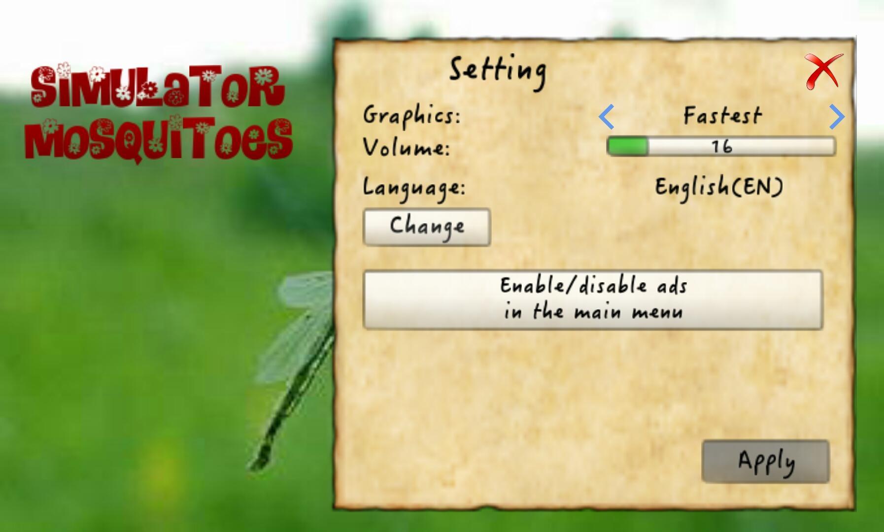 Simulator mosquitoes