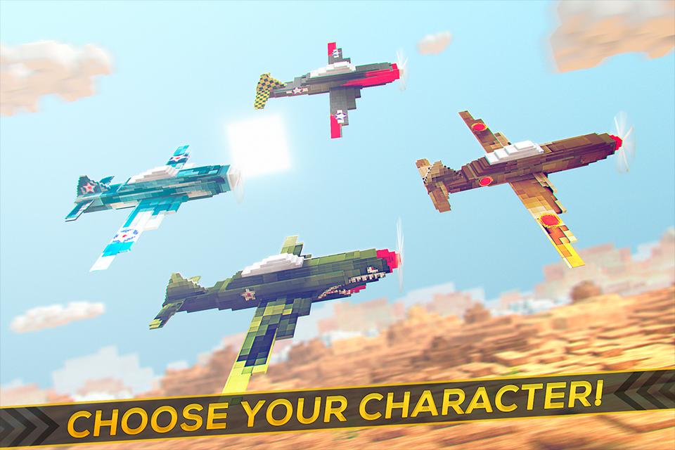 Blocky Dogfight Airplane Game