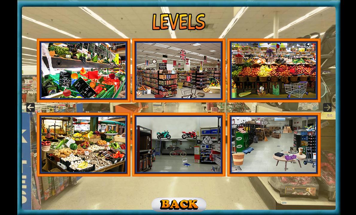 Hidden Object Supermarket Game