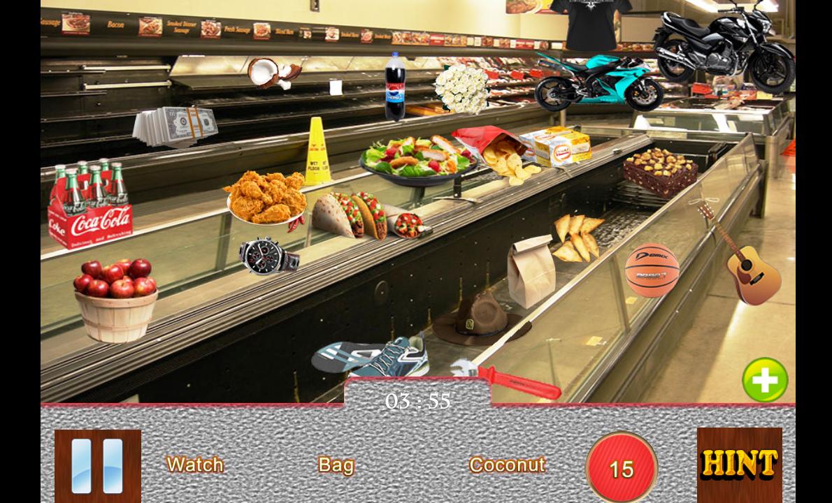 Hidden Object Supermarket Game