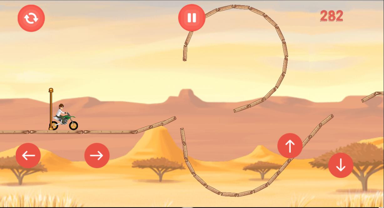 Jungle MotorBike Race