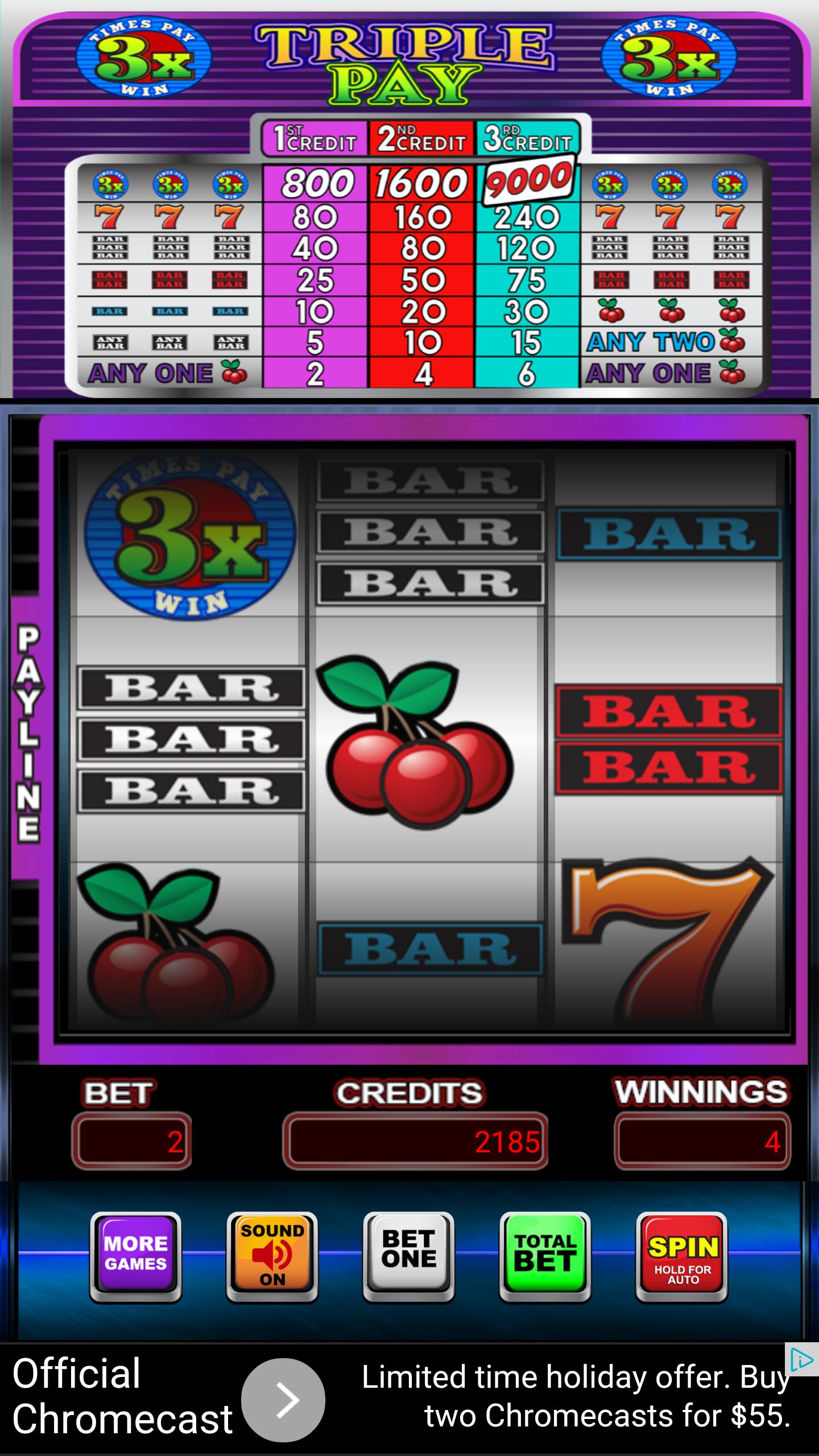 Triple Pay 3X Casino Slots