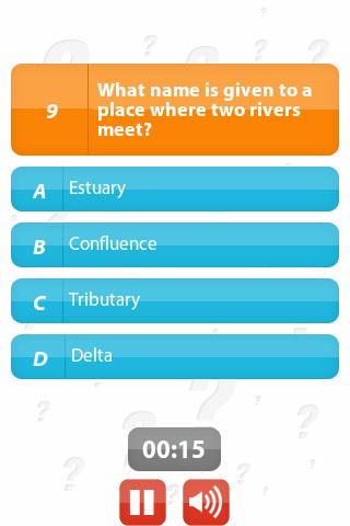 Rivers and Seas - 100Q Quiz