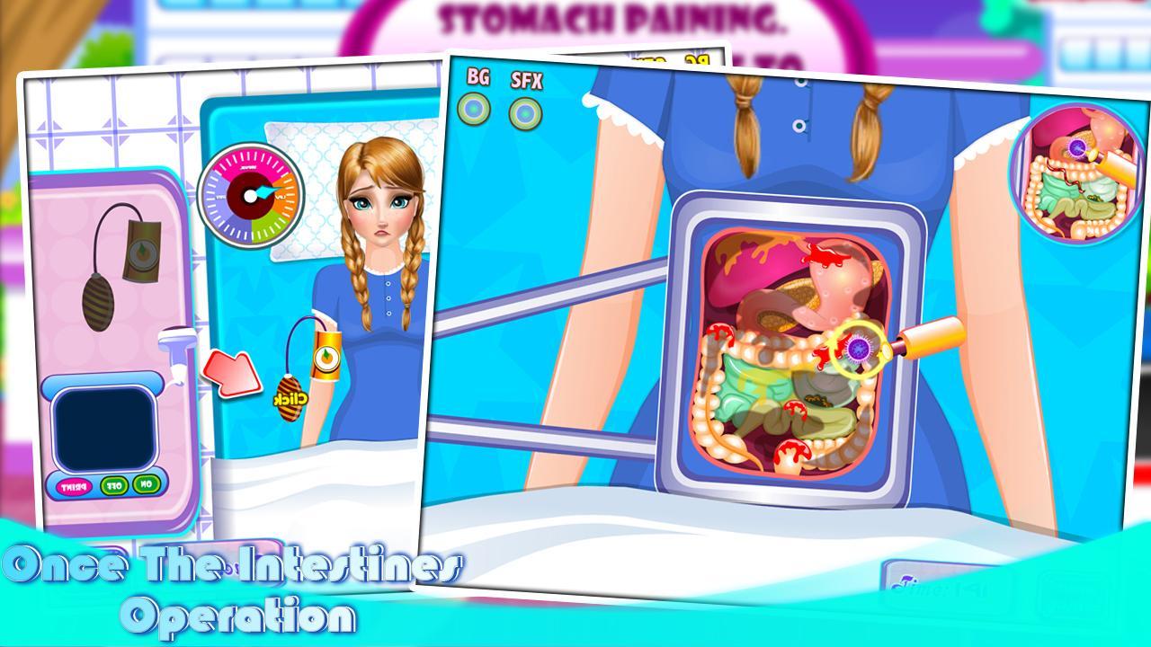 Once the intestines operation