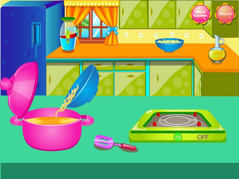 Orange soda games for girls