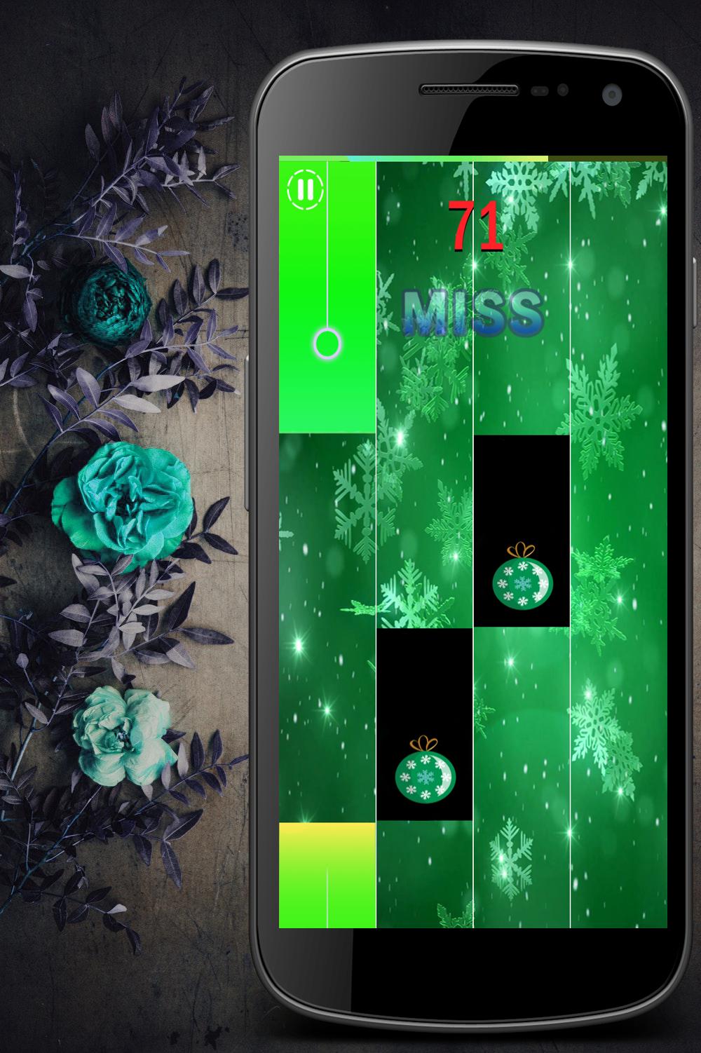 Christmas Piano Tiles - Green