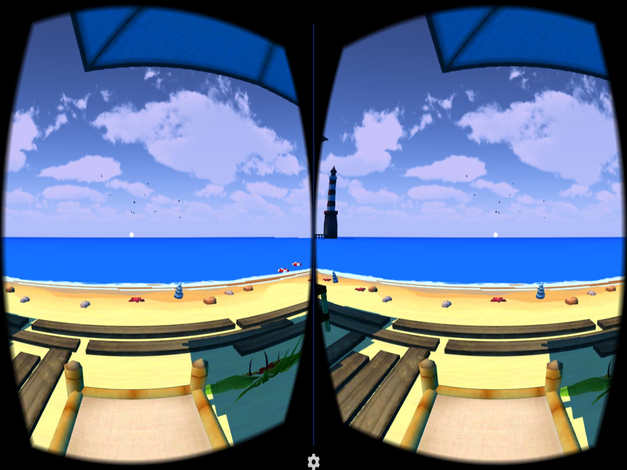 Relax Beach Toon VR Cardboard