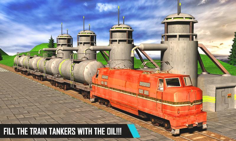 Oil Tank Transport Cargo Train