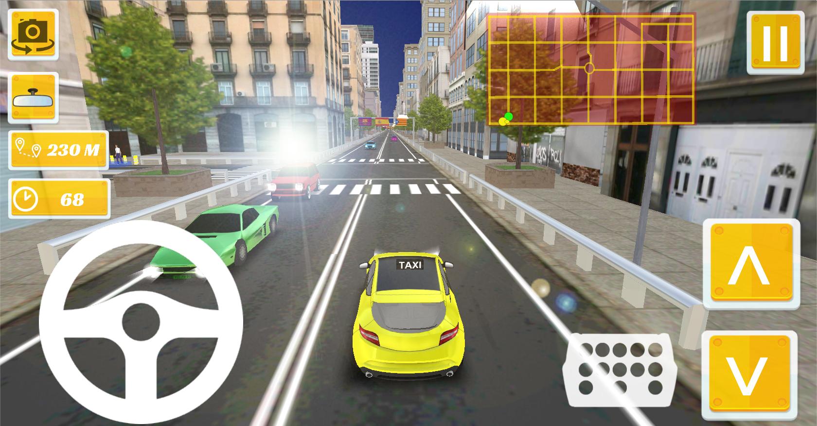Taxi Driver Spain Barcelona 3D
