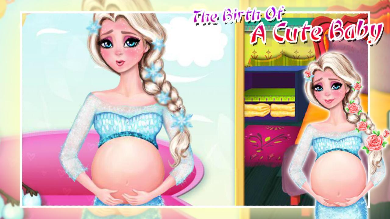 The birth of a cute baby