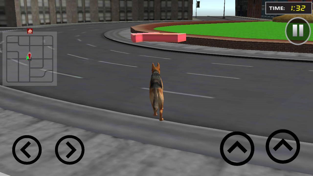 Crime City Police Dog Chase