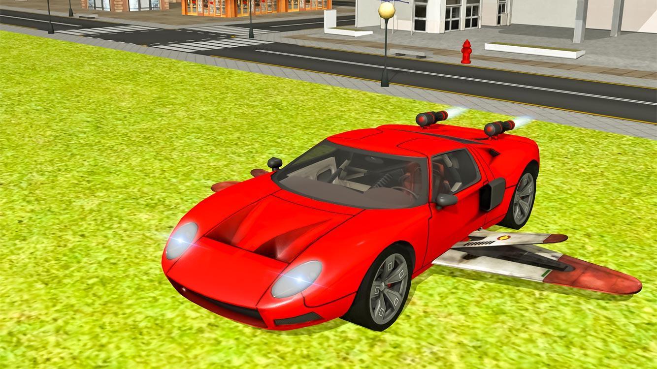 Flying Car- Vehicle Driving 3d