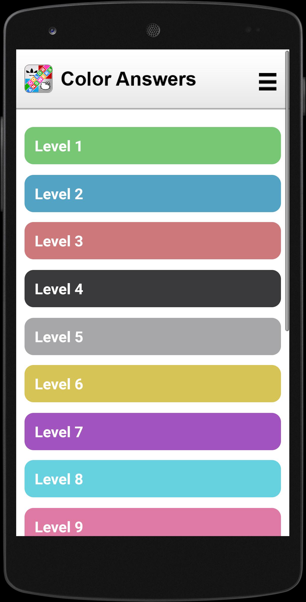 Answers for Logo Quiz (Colors)