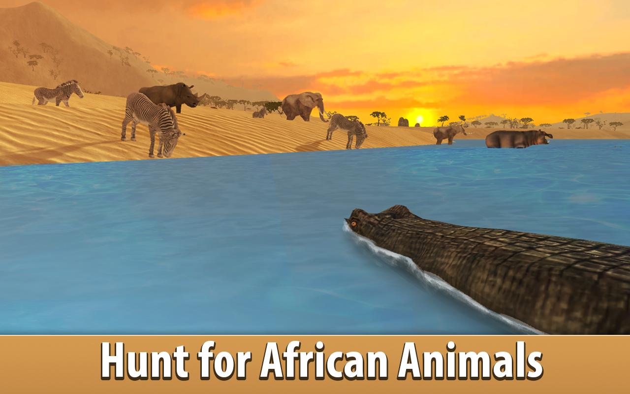 African Crocodile Simulator 3D