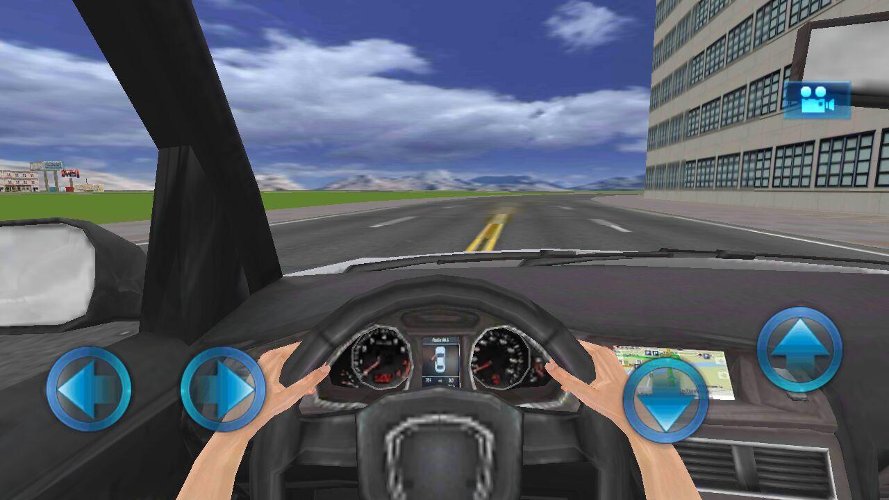 Speed Traffic Driving In Car