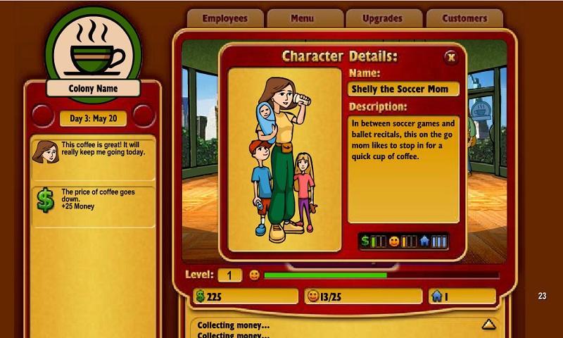 Coffee Company Management Game