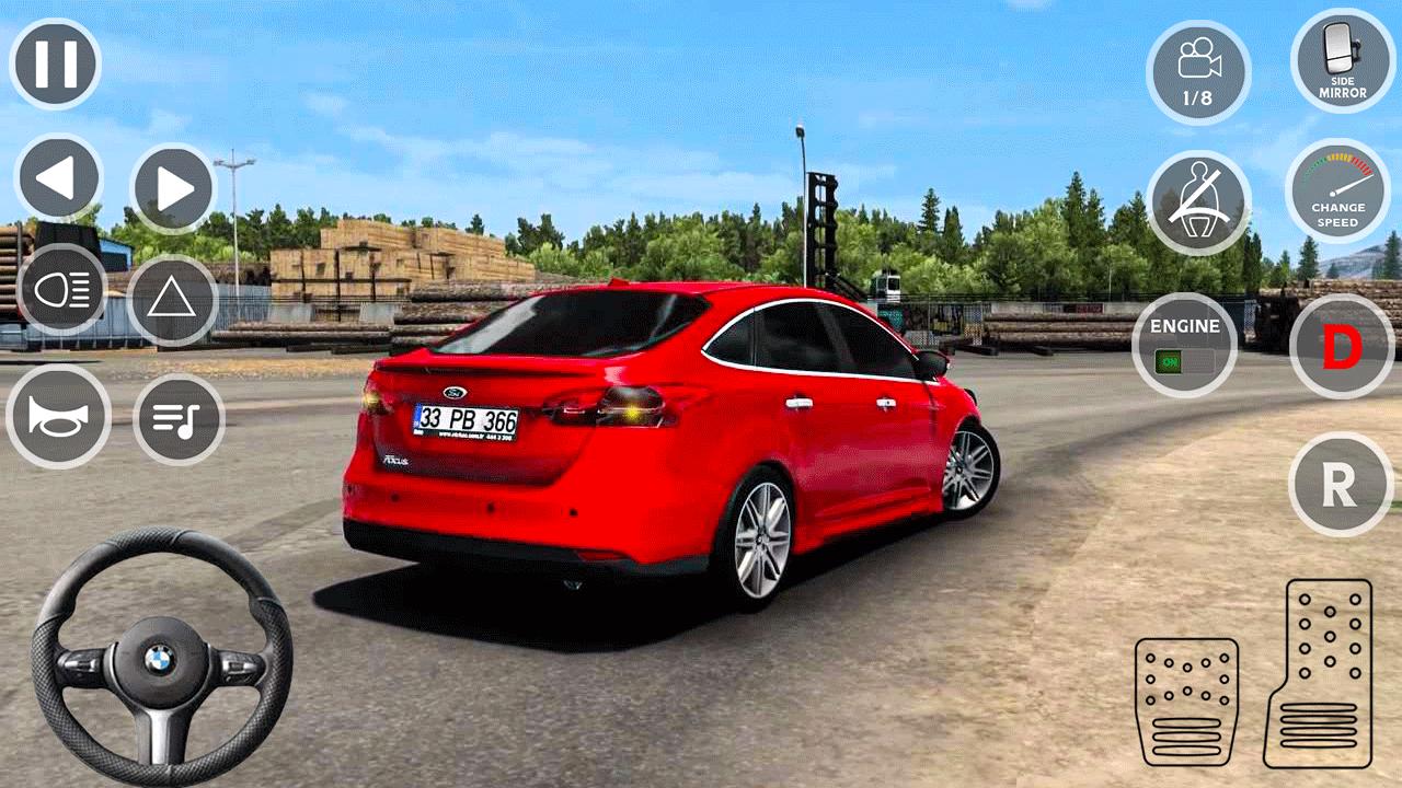 Wall Of Lava Volcano Cars 3D