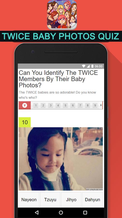 TWICE Quiz: Baby Photos Guess