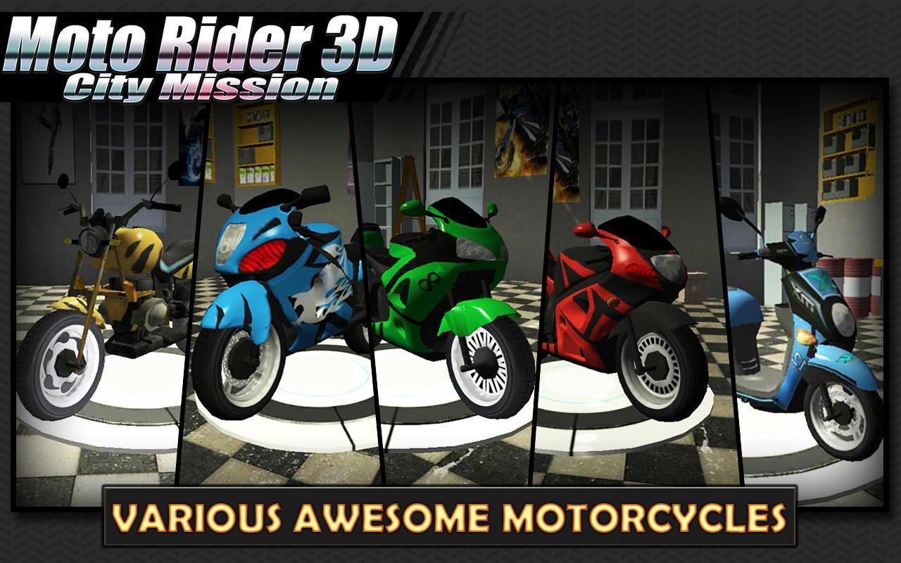Moto Rider 3D: City Mission