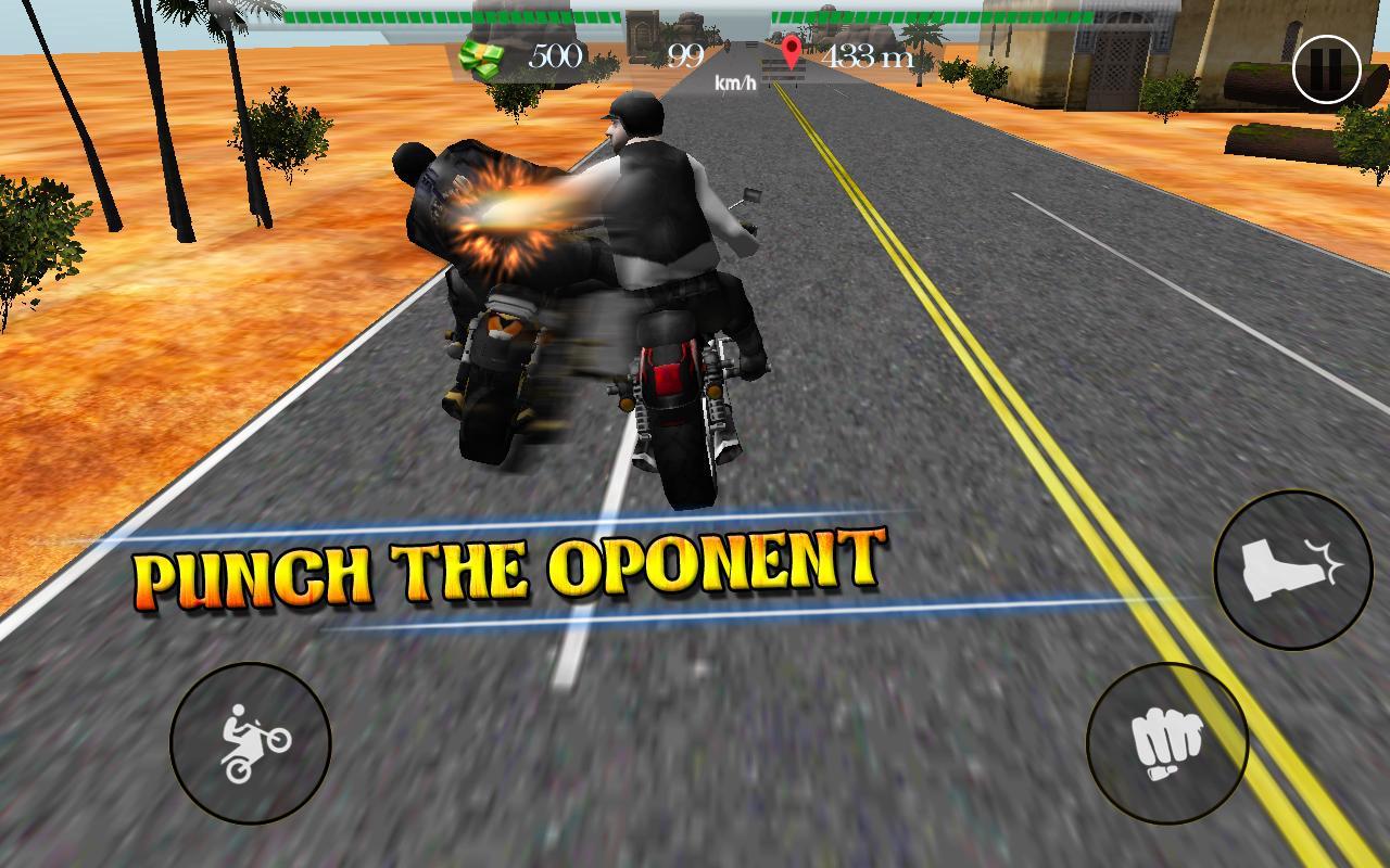 Motorcycle ride thriller 3D