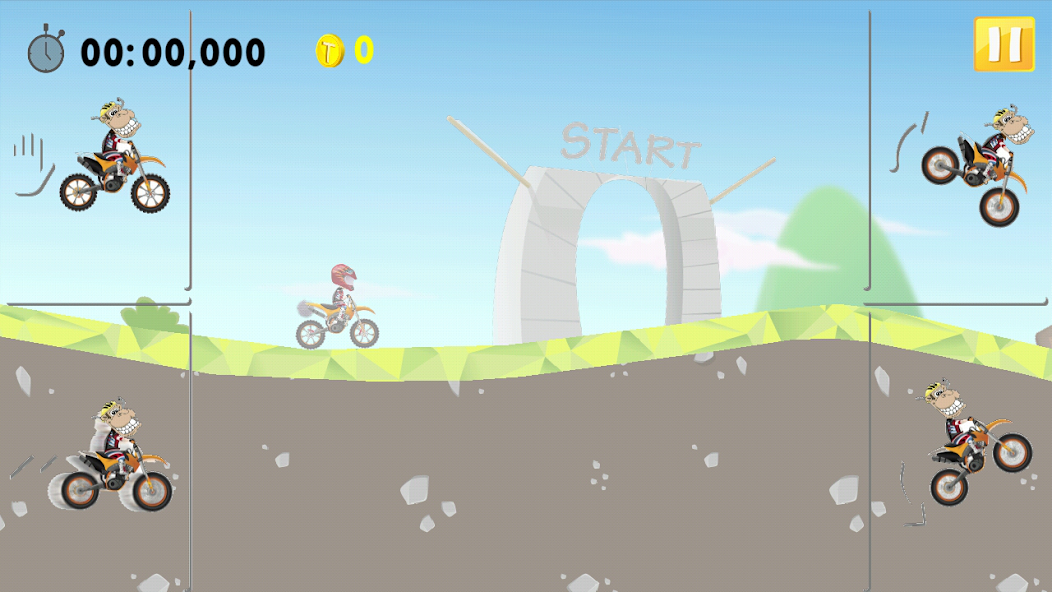 Monkey Bike Hill Climb Racing